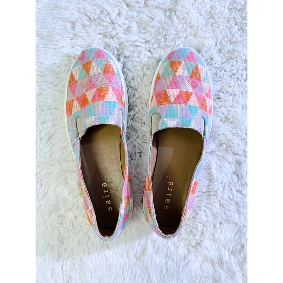 Moving Sale! EUC Saira Slip Ons Size 8 (39) Colorful & Gorgeous - Leather Int. - Picture 3 of 9